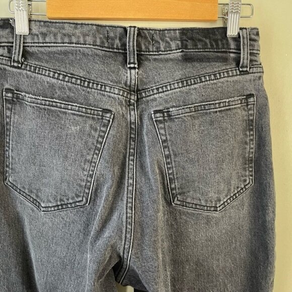 Abercrombie & Fitch Ultra High Rise 90s Straight Jean washed black size 29 - Picture 6 of 12